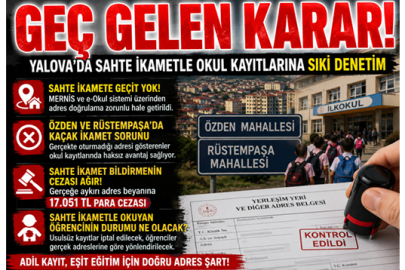 ADRES DOĞRULAMA DÖNEMİ BAŞLADI