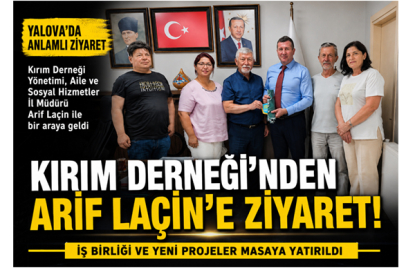 Kırım Derneği Yönetiminden Arif Laçin'e Ziyaret