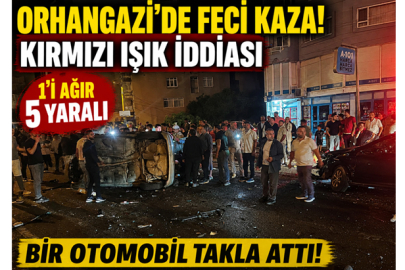 Bursa-Yalova yolu bir süre trafiğe kapandı
