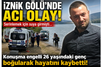 Engelli genç gölde boğuldu