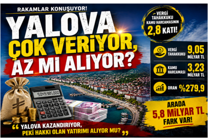 YALOVA ÇOK VERİYOR, AZ MI ALIYOR?