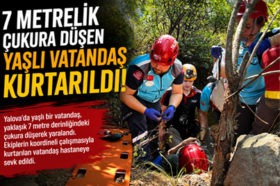  YAŞLI VATANDAŞ KURTARILDI