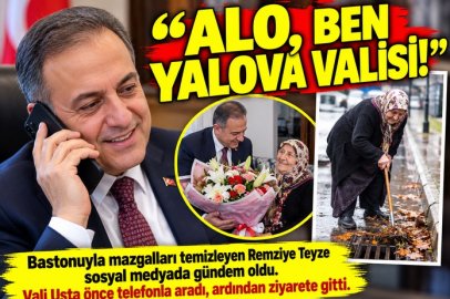 GÖRÜNTÜLERİ İZLEDİ, TELEFONLA ARADI