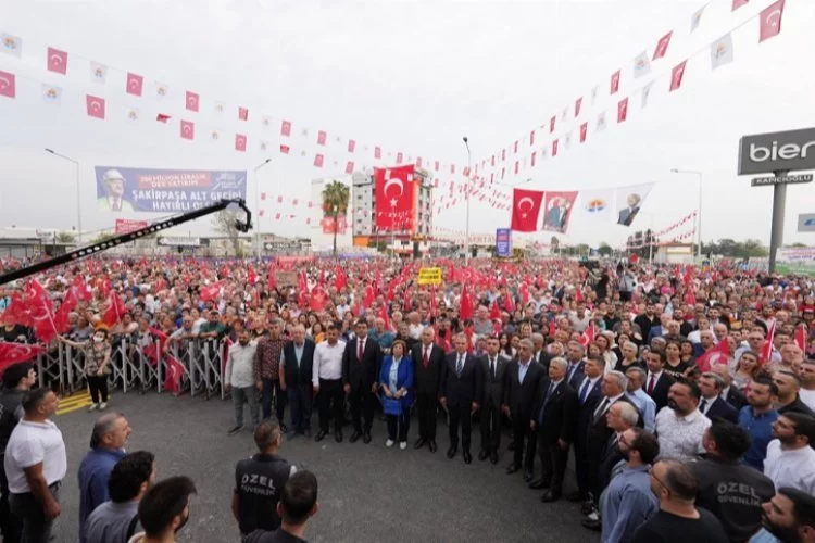 Adana'da Şakirpaşa Alt Geçidi’e muhteşem açılış