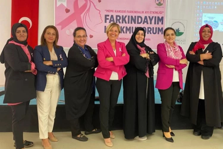 Bursa Osmangazili kadınlardan 'farkındalık' buluşması