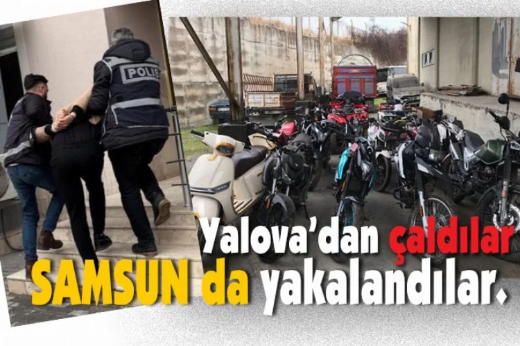 Hırsızlar Samsun ve Bursa'da yakalandı